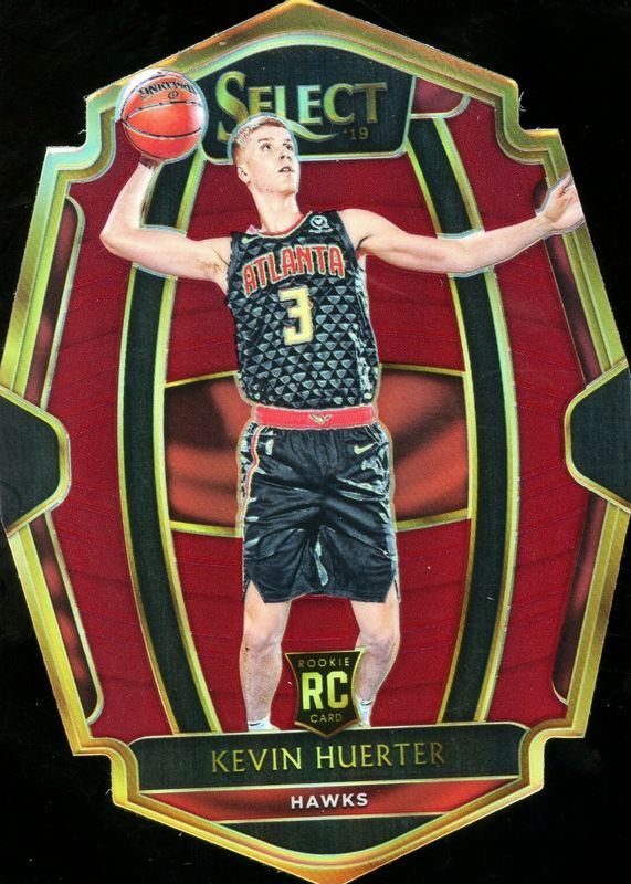 Kevin Huerter 2018 Select #184 Premier Level Maroon Die-Cut /175 Rookie PSA 10