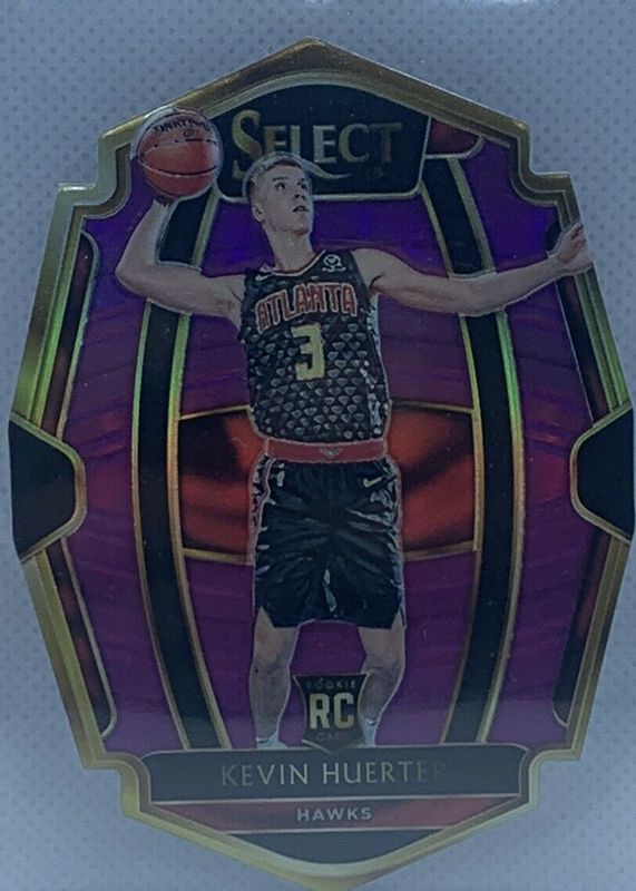 Kevin Huerter 2018 Select #184 Premier Level Purple Die-Cut /99 Rookie SGC 10