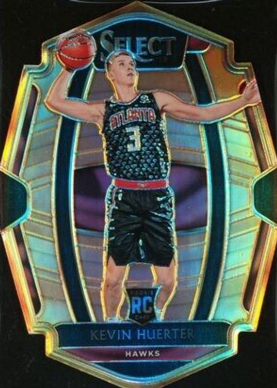 Kevin Huerter 2018 Select #184 Premier Level Orange Die-Cut /65 Rookie SGC 9.5