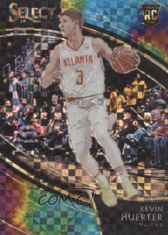 Kevin Huerter 2018 Select #281 Courtside Tie-Dye /25 Rookie PSA 8