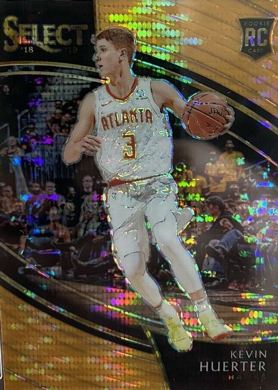 Kevin Huerter 2018 Select #281 Courtside FOTL Neon Orange Pulsar /13 Rookie RAW