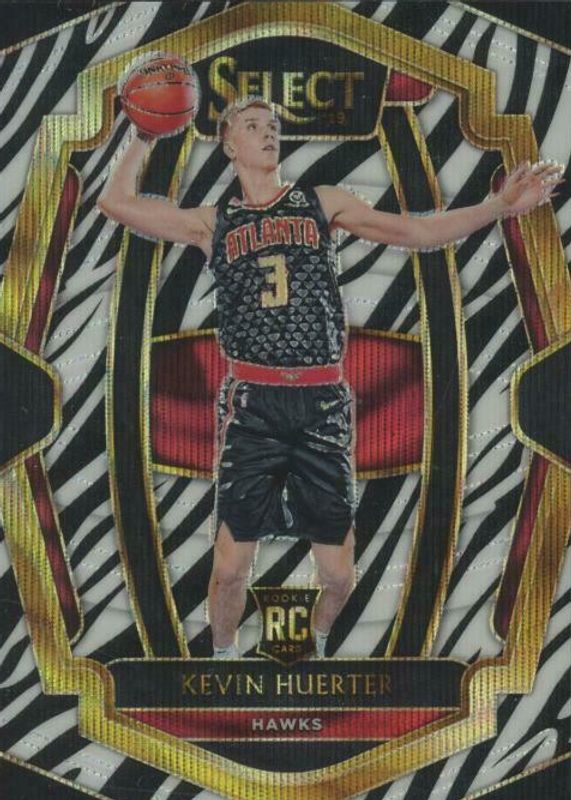 Kevin Huerter 2018 Select #184 Premier Level Zebra /(SSP) Rookie SGC 10