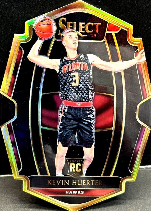 Kevin Huerter 2018 Select #184 Premier Level Black Die-Cut /1 Rookie PSA 10