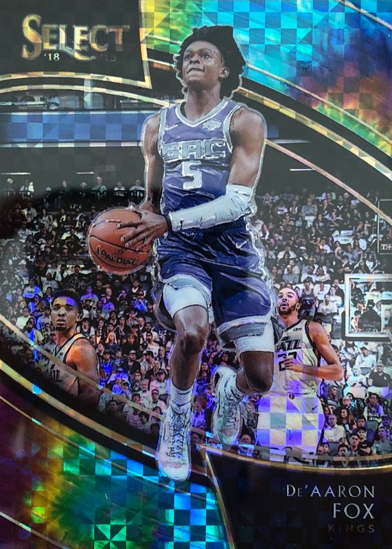 De'Aaron Fox 2018 Select #268 Courtside Tie-Dye /25 SGC 10