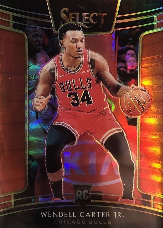 Wendell Carter Jr. 2018 Select #65 Concourse Red /199 Rookie PSA 10