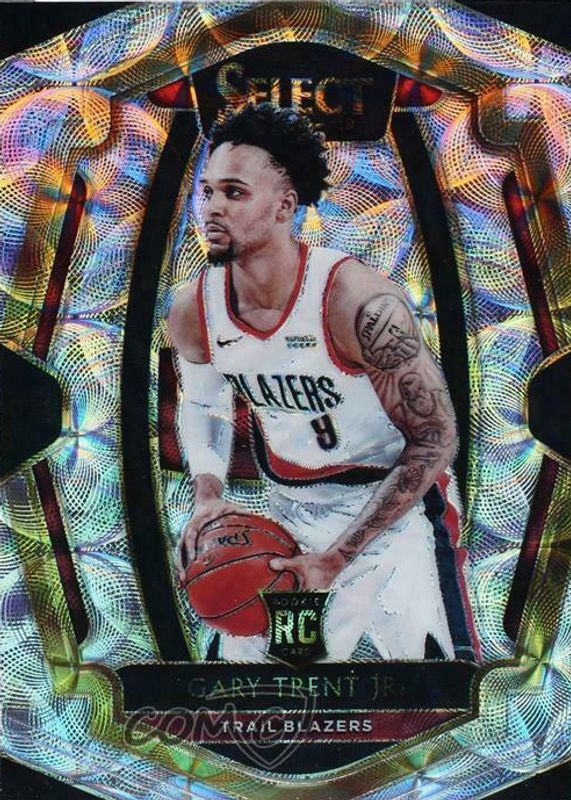 Gary Trent Jr. 2018 Select #163 Premier Level Scope Rookie BGS 9