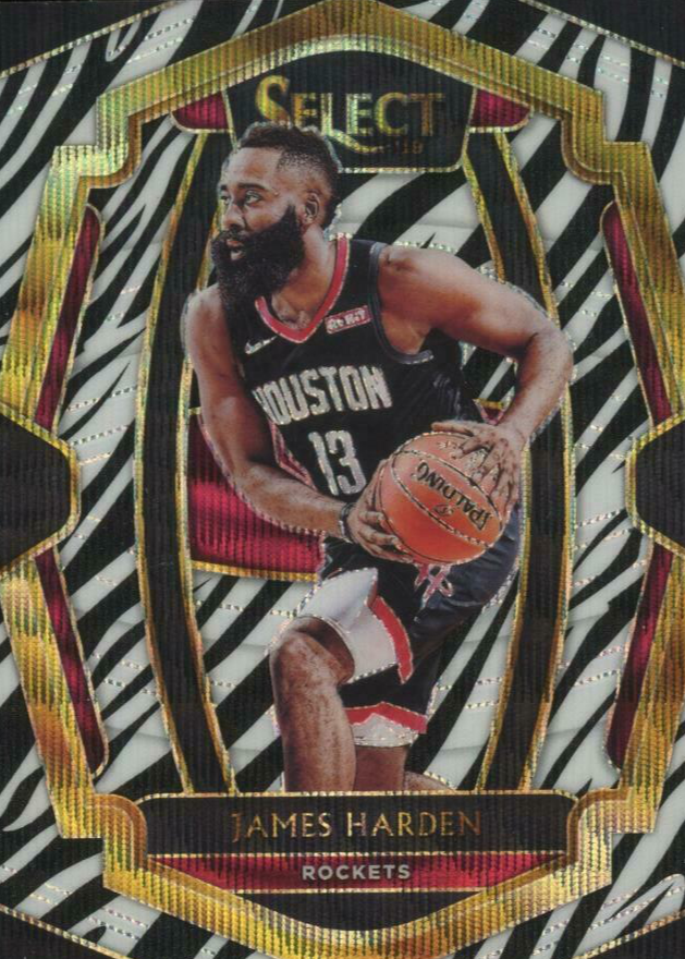 James Harden 2018 Select #158 Premier Level Zebra /(SSP) Price