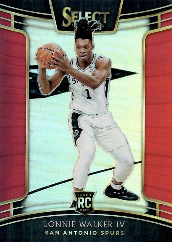 Lonnie Walker IV 2018 Select #77 Concourse Red /199 Rookie SGC 9.5