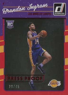 2016 Donruss #152 Press Proof Red /75