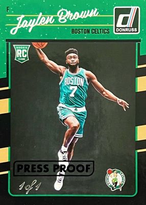 2016 Donruss #153 Press Proof Black /1