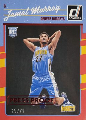 2016 Donruss #157 Press Proof Red /75