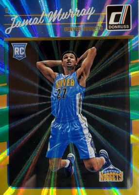 2016 Donruss #157 Green & Yellow Holo Laser