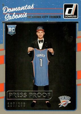 2016 Donruss #161 Press Proof Silver /299