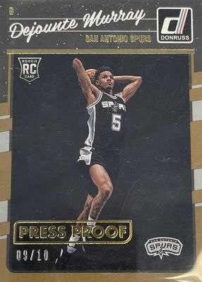 Dejounte Murray 2017 Select #219 Courtside Zebra /(SSP