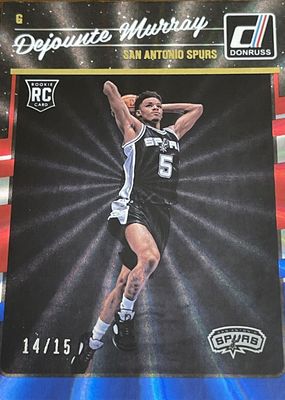 2016 Donruss #173 Red & Blue Holo Laser /15