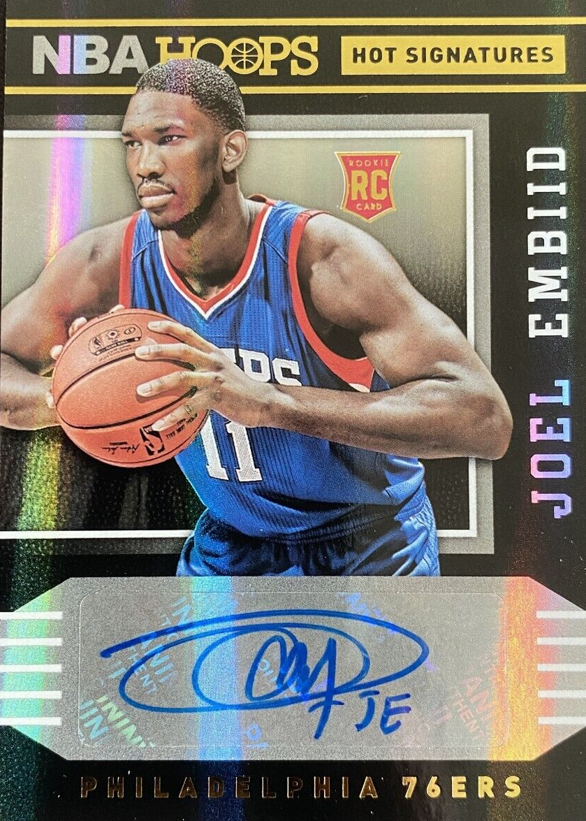 Panini Noir エンビード Embiid 直筆サインカード Auto 2022-23 JOEL EMBIID 56/99 PANINI NOIR ASSOCIATION EDITION | eBay
