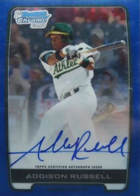 2012 Bowman Draft #BCA-AR Chrome DP Auto - Blue Refractor /150 (1st)