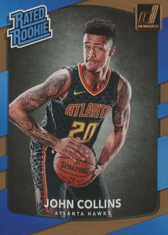 John Collins 2017 Donruss #182 Base Rookie BGS 9.5