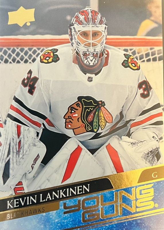 Kevin Lankinen 2020 Upper Deck #497 Young Guns - Silver Foil Rookie RAW