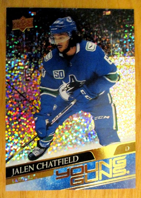 2020 Upper Deck #452 Young Guns - Speckled Rainbow Foil