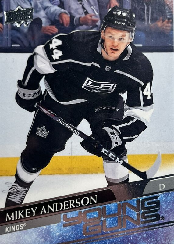 Mikey Anderson 2020 Upper Deck #233 Young Guns Base Rookie SGC 10