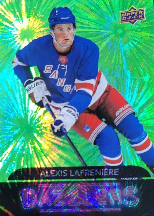 Alexis Lafreniere 2020 Upper Deck #DZ-81 Dazzlers - Green Price