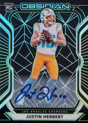 2020 Obsidian #104 Rookie Autographs - Electric Etch Green (/50)