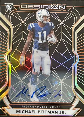 2020 Obsidian #114 Rookie Autographs - Electric Etch Orange (/75)