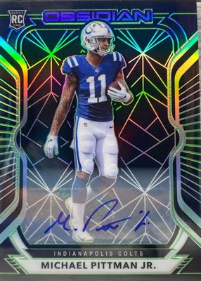2020 Obsidian #114 Rookie Autographs - Electric Etch Green (/50)