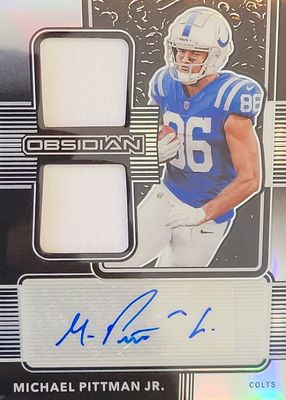 2020 Obsidian #RJI-14 Rookie Jersey Ink (/150)