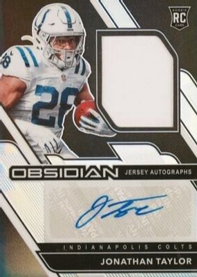 2020 Obsidian #216 Rookie Jersey Autographs (/150)