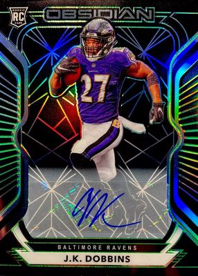 2020 Obsidian #123 Rookie Autographs - Electric Etch Green (/50)