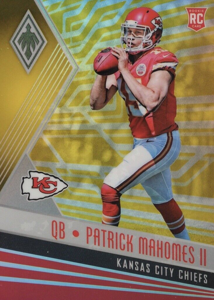 Patrick Mahomes II 2017 Phoenix #104 Yellow /75 Price Guide