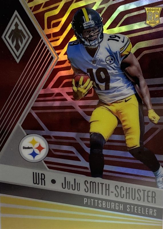 JuJu Smith-Schuster 2017 Phoenix #125 Red /299 Rookie PSA 9