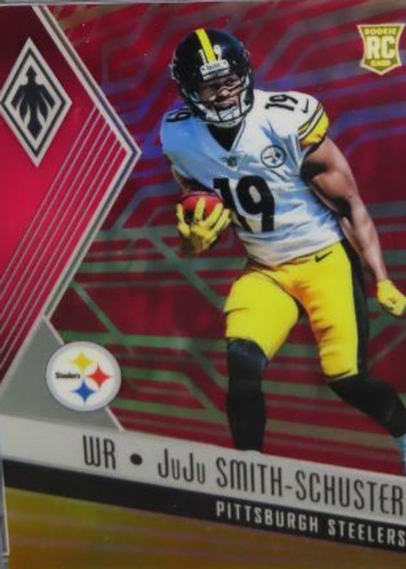 JuJu Smith-Schuster 2017 Phoenix #125 Pink /199 Rookie SGC 9.5