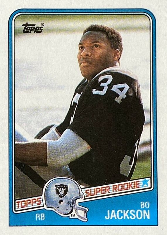 Bo Jackson 1988 Topps #327 Base Rookie SGC 8.5