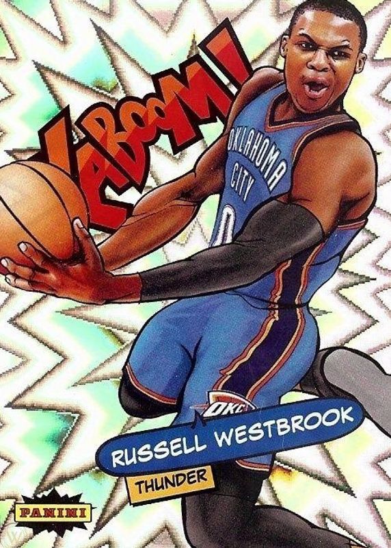 Russell Westbrook 2015 Excalibur #12 Kaboom! BGS 8.5