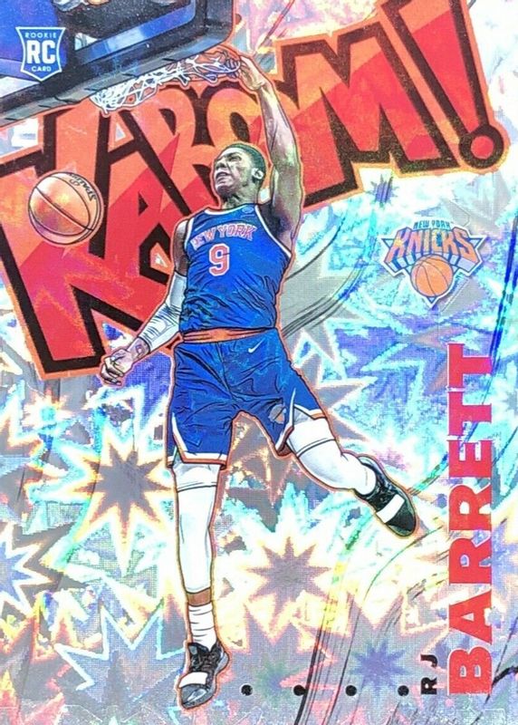 RJ Barrett 2019 Crown Royale #20 Kaboom! Rookie SGC 9