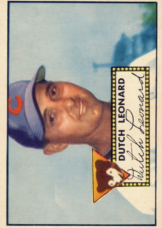 Dutch Leonard 1952 Topps #110 Base SGC 7