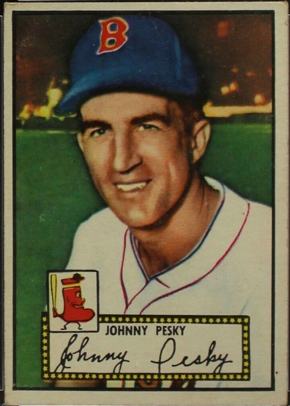 Johnny Pesky 1952 Topps #15 Base PSA 7