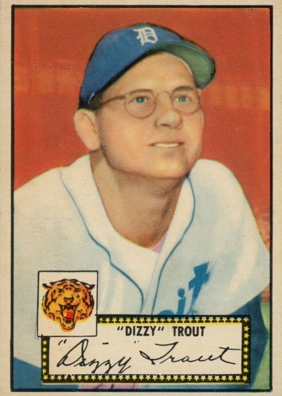 Dizzy Trout 1952 Topps #39 Base SGC 4