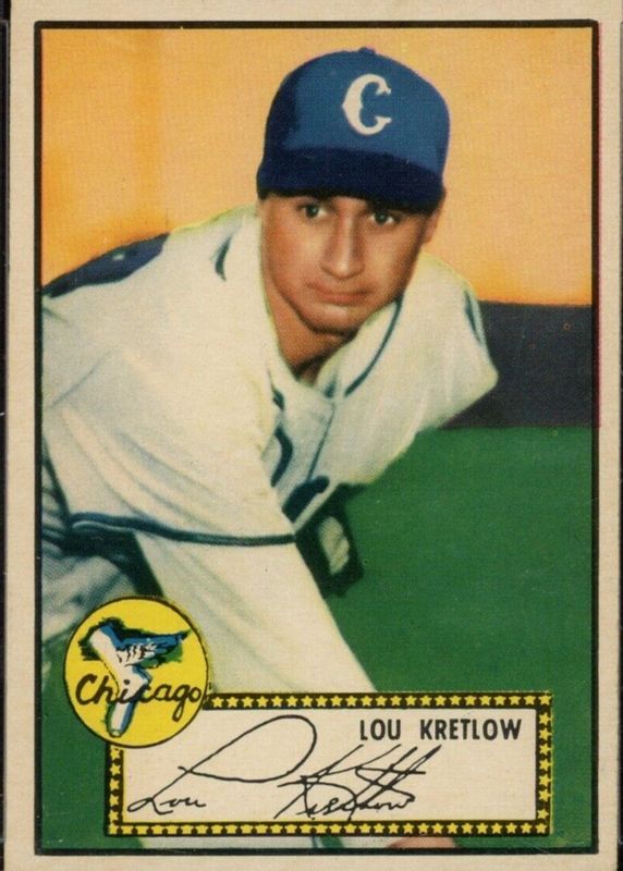 Lou Kretlow 1952 Topps #42 Base Rookie SGC 5.5