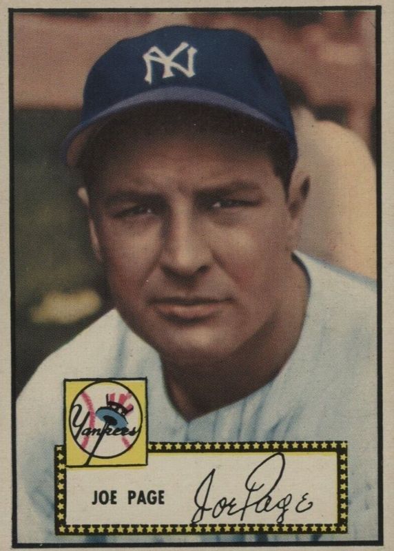 1952 Topps #48 Black Back (Correct Bio)