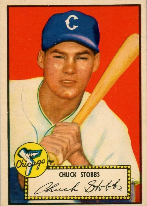 Chuck Stobbs 1952 Topps #62 Base Rookie SGC 5