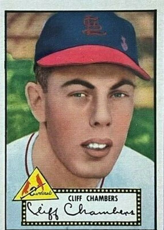 Cliff Chambers 1952 Topps #68 Black Back SGC 6