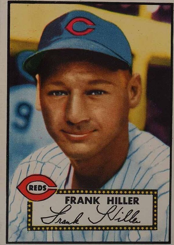 Frank Hiller 1952 Topps #156 Base Rookie BVG 4.5