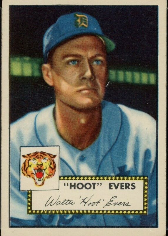 Hoot Evers 1952 Topps #222 Base BVG 4