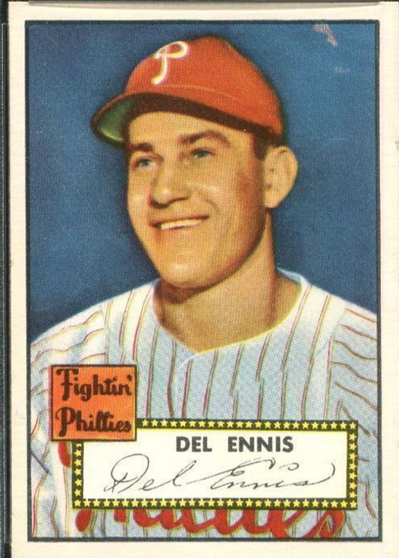 Del Ennis 1952 Topps #223 Base BVG 5.5