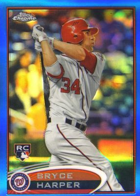 2012 Topps Chrome #196 Blue Refractor /199 (Hitting)