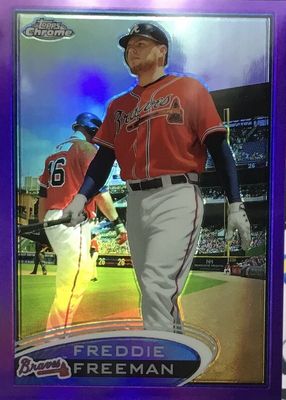 2012 Topps Chrome #19 Purple Refractor